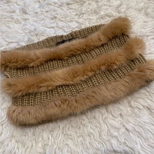 SURRELL infinity scarf one size faux fur